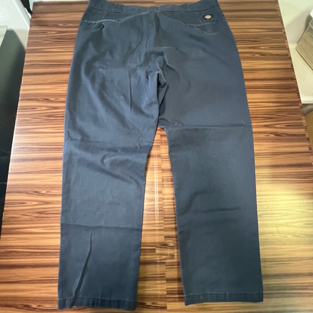 Dickies 874 Work Pants Men 44x32 Navy Blue Original Fit Straight Leg Twill Chino